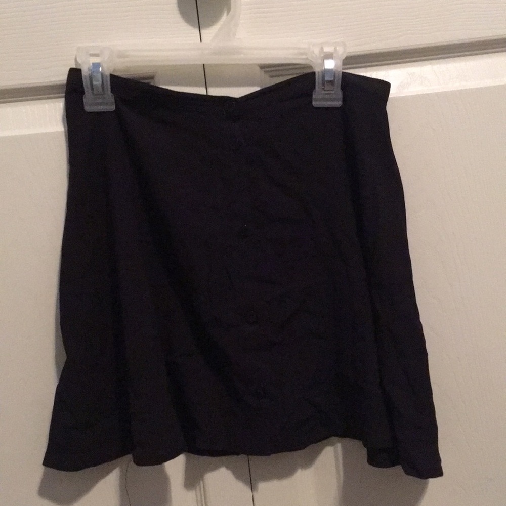Black H&M skater skirt